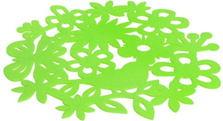 Påskebordsrund filt-bordskåner 36 cm – miks af farver