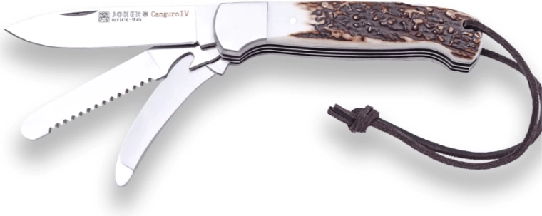 Multifunktionel jagtkniv Joker Canguro 4 usos, gevir, 8,5 cm