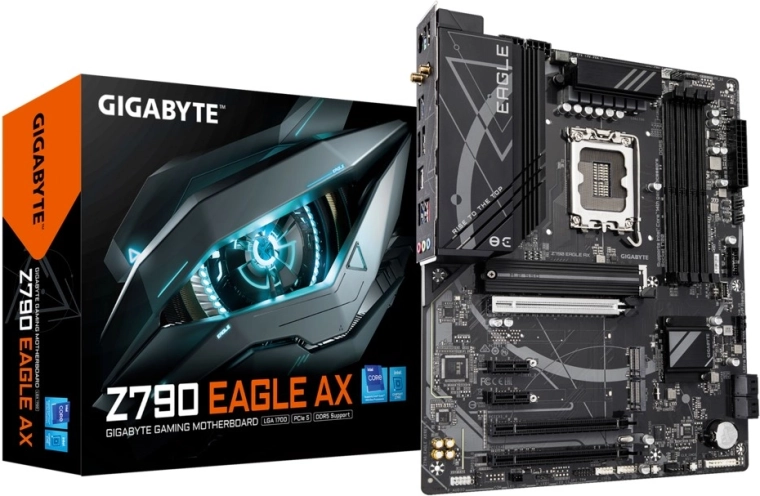 Bundkort GIGABYTE Z790 EAGLE AX (LGA1700, DDR5, ATX)