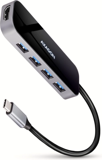 Flerports USB-C 3.2 Gen 1 Hub AXAGON HMC-6H4A med HDMI og 4 USB-A porte