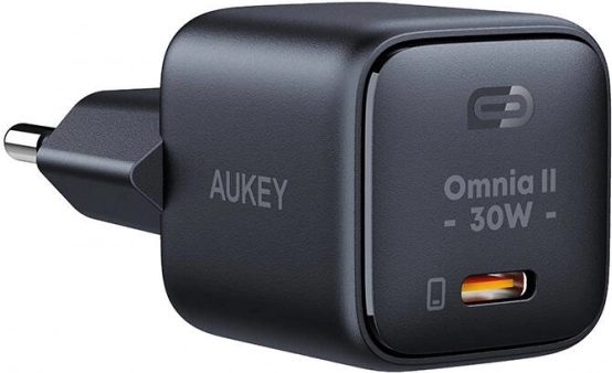 Aukey Omnia II Mini USB‑C oplader 30 W med Power Delivery