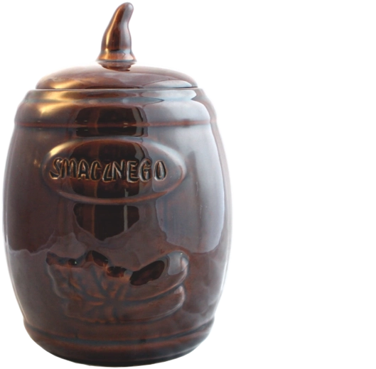 Keramisk gæringskrukke 3,5 l med trætænger