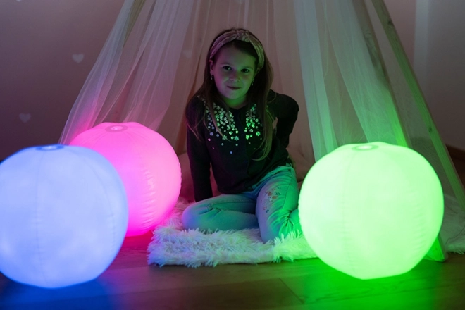 Lysende LED-ballon
