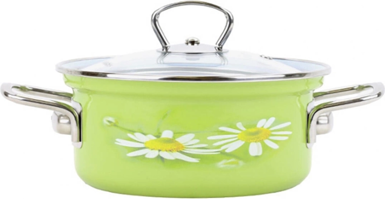Gryde BELIS Daisy 16 cm med glaslåg 1,4 l