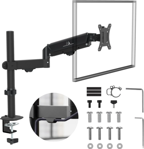 gasfjeder-monitorarm 17–32" med bæreevne 2–10 kg