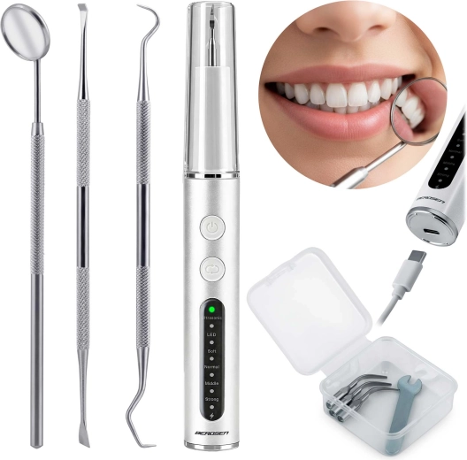 Ultralyds-tandrenserscaler med 4 tilstande og LED BERDSEN BD-251