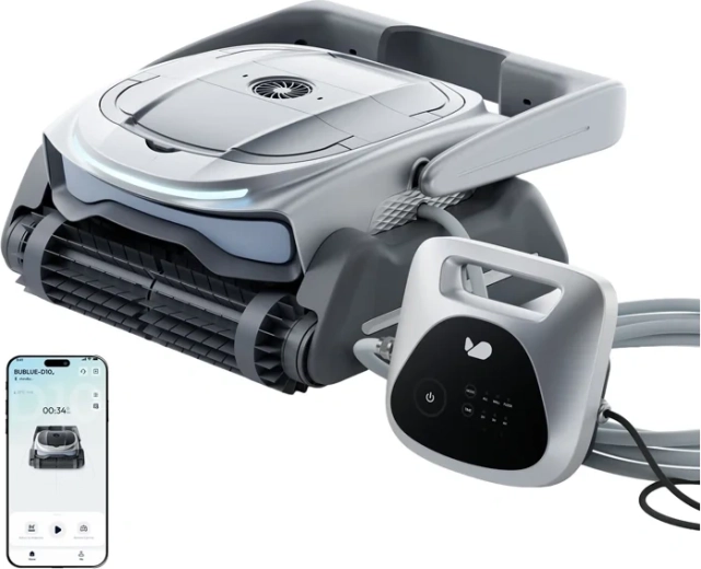 Bublue D10P poolrobot med intelligent ruteplanlægning