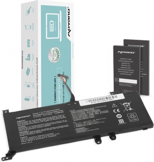 Batteri til bærbar Asus X512/X509 3800 mAh (29 Wh) Movano
