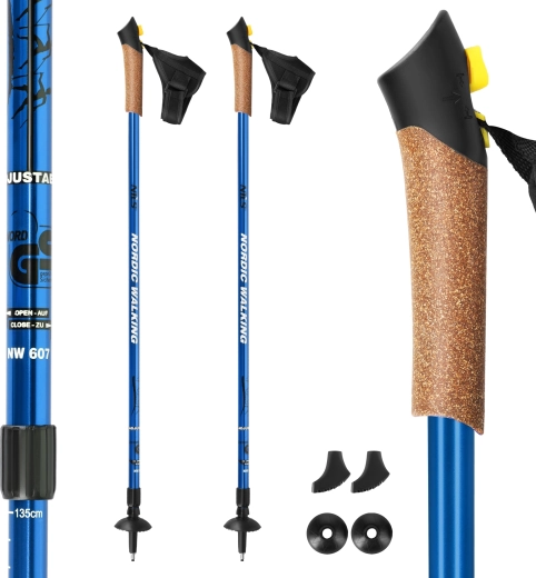 Nordic walking-stave NILS Extreme NW607 blå