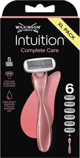 Wilkinson Intuition complete care xl pack damebarberhøvl + 6 udskiftningshoveder
