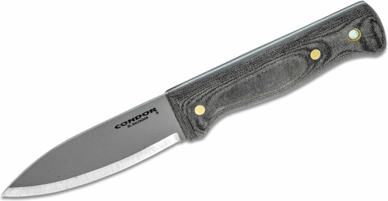 Condor Bushlore – udendørskniv 10,5 cm, Micarta, læderskede