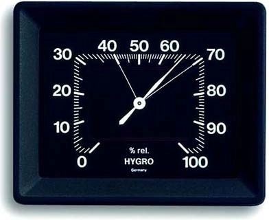 Mekanisk hygrometer TFA, sort