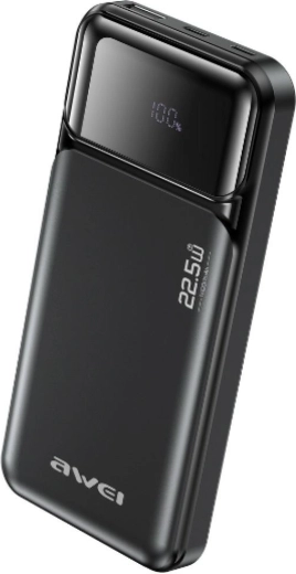 Awei powerbank PA-90 22,5 W PD 10000 mAh med 2 USB-C