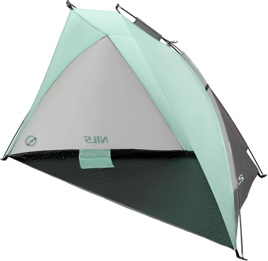 NILS Camp strandtelt olivengrøn