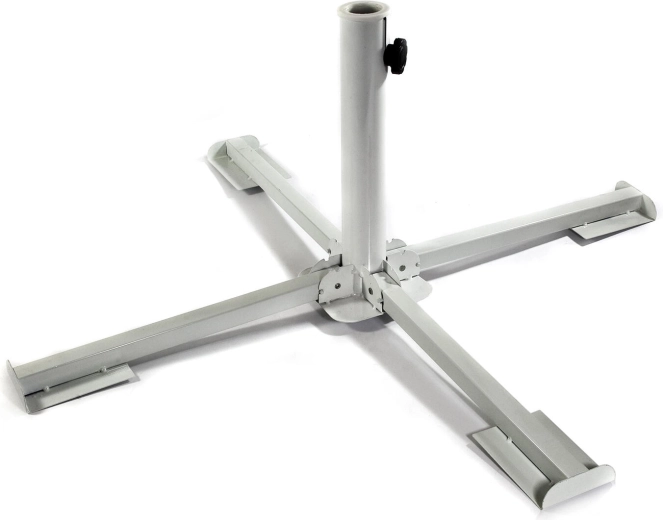 Metalfod til parasol – hvid