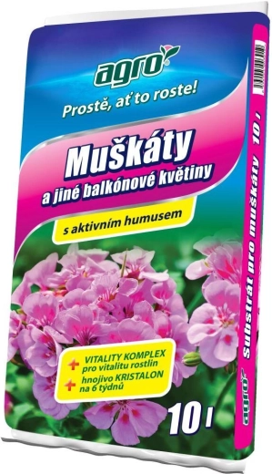 Substrat til pelargonier 10 l Agro