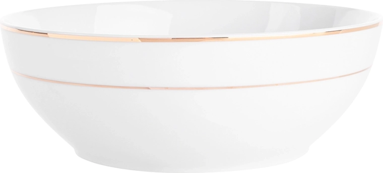 Porcelænssalatskål MariaPaula guldlinje 23 cm, 1,75 l