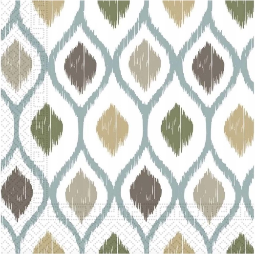 Servietter Boho, 3-lags, 33 × 33 cm