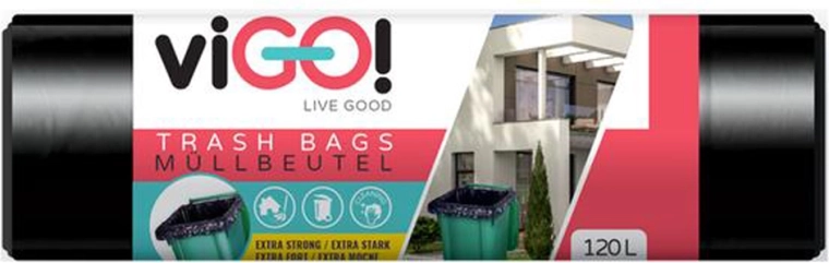 Affaldsposer VIGO DeLuxe 120 l, 10 stk