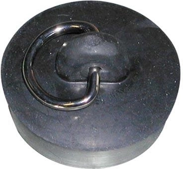 Farverig afløbsprop 46 mm med metaløje