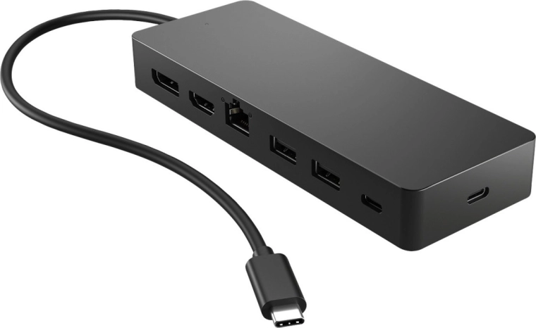 Universal flerports USB‑C‑hub fra HP