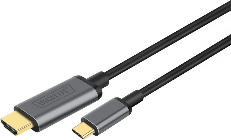 Adapterkabel HDMI 4K 30Hz til USB Type C 3.1 sort 1,8 m