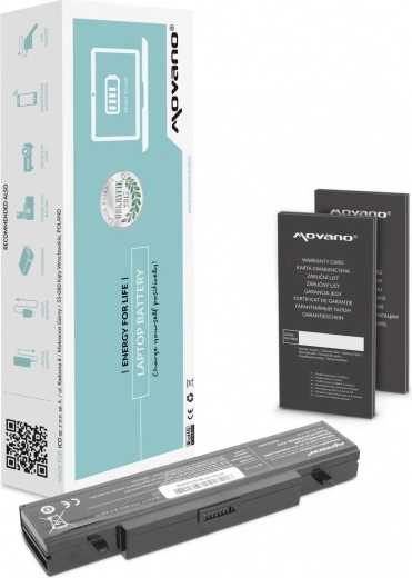 Movano-batteri til bærbar Samsung R519/R530 (AA-PB9NC6B, AA-PB9NS6B) 4400 mAh 49 Wh