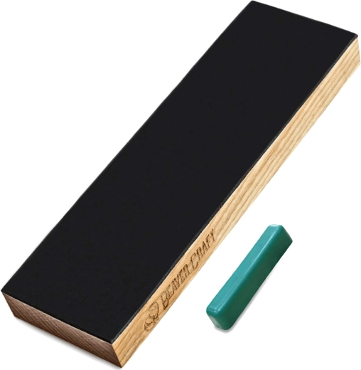 Beavercraft læderstrop med én side og polerpasta P01