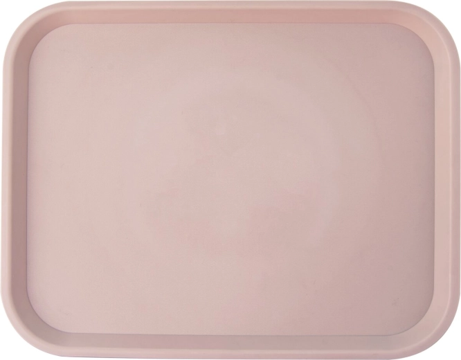 Serveringsbakke i plast 45,5 × 35,5 cm latte - 1 stk.