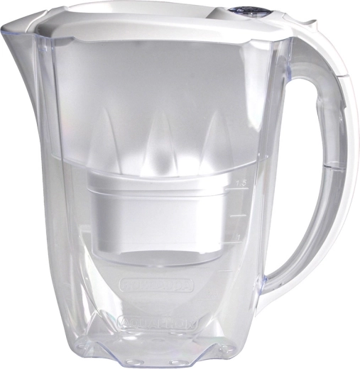 Filterkande Amethyst 2,8 l + 3× filterpatron B100-25, hvid