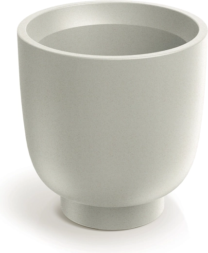 Vemo Round Midl urtepotte 40 cm sandfarvet