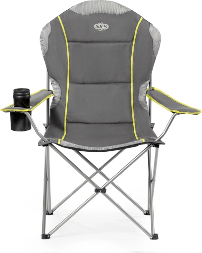 Sammenklappelig campingstol NILS Camp grå