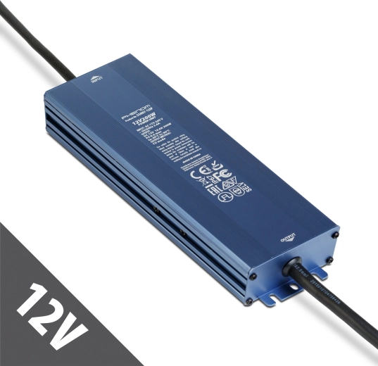 Stabiliseret switch-mode-strømforsyning 12 V DC 200 W IP67