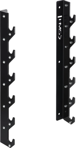 Vægmonteret holder til 6 olympiske stænger HMS STR46