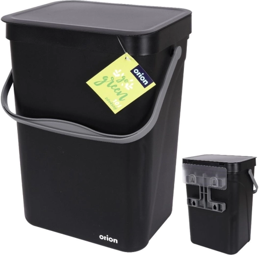 Hængende skraldespand 10 l sort