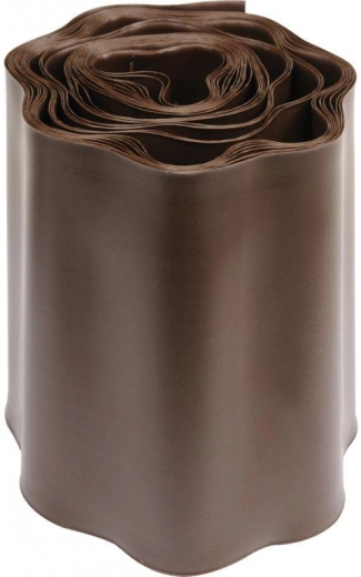 Brun plænekant 10 cm × 9 m