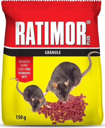 Ratimor Brodiolon granulat mod mus og rotter 150 g