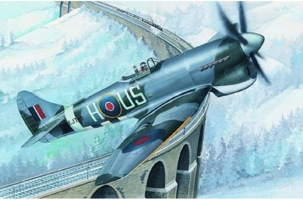 Model fly Hawker Tempest MK.V