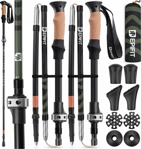Trekkingstave Skog Elite 110–135 cm - 1 stk.