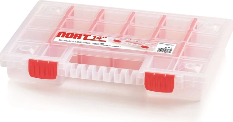 Plastorganisator NORT med 22 rum og aftagelige skillevægge