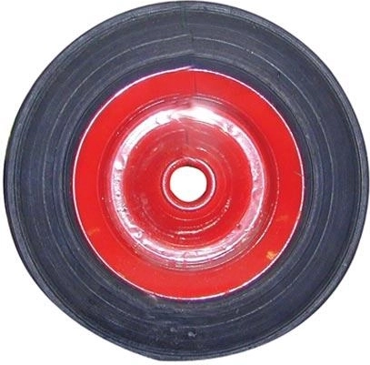 Massivt hjul til sækkevogn 196 mm med metaldisk og glideleje 20 mm