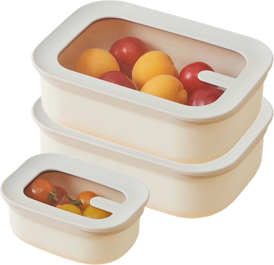 Madbeholder LocknLock Dual Nesting, sæt 3 stk.