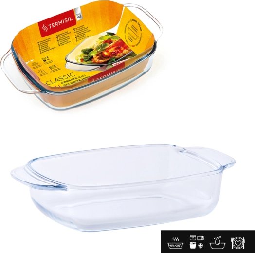 Glas ildfast bradepande 1,4 l TERMSIL Classic