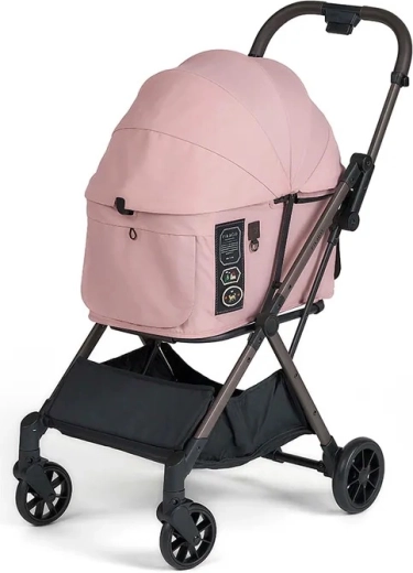 FIKAGO klapvogn til hunde og katte – Mist Pink