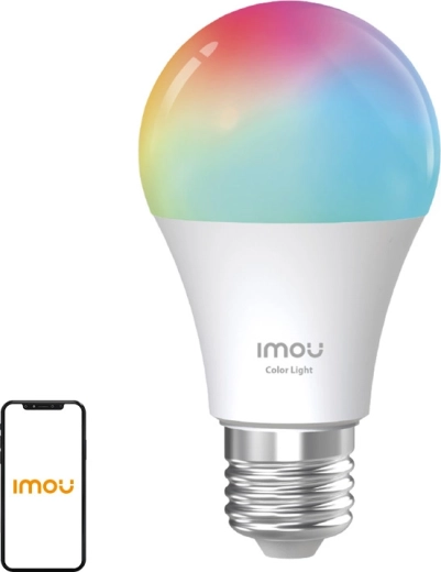 IMOU smart LED-pære E27 (Matter), 9 W, 806 lm, RGB + CCT