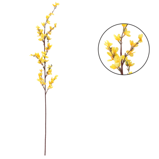 Kunstig forsythiagren 82 cm