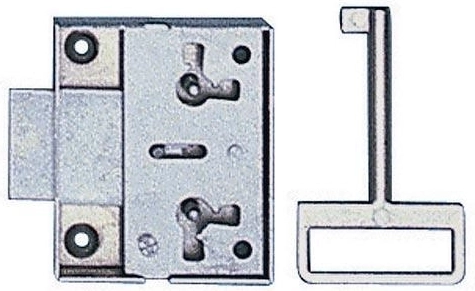 Møbelselås 117/30 med nøgle, højre/venstre