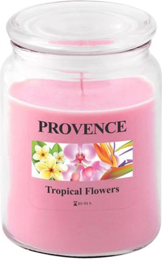 Duftlys i glas PROVENCE tropiske blomster 95 timer