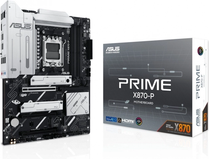 Asus PRIME X870-P – ATX bundkort til AMD AM5 med DDR5, HDMI og USB‑C