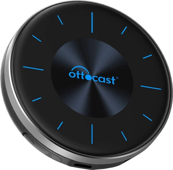 Adapter Ottocast OtooAiBox P3 med Android 12, HDMI og 4G LTE til Android Auto og CarPlay (sort)
